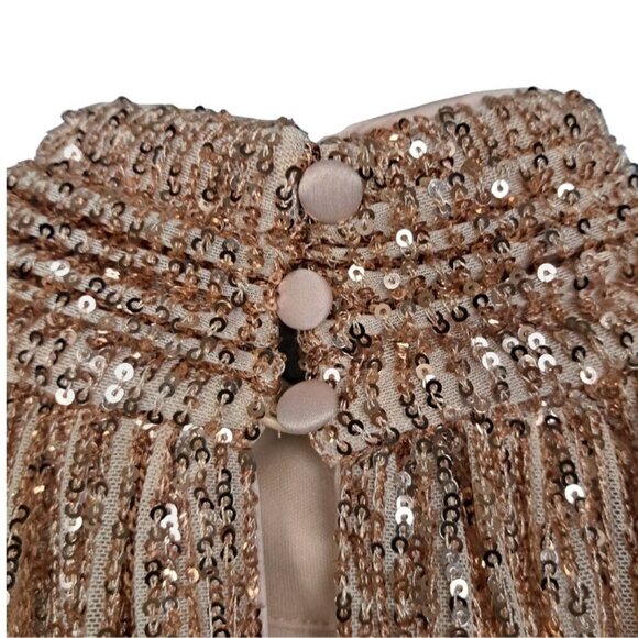 Eliza J Mock-Neck Sequined Bodycon Dress - Picture 6 of 12